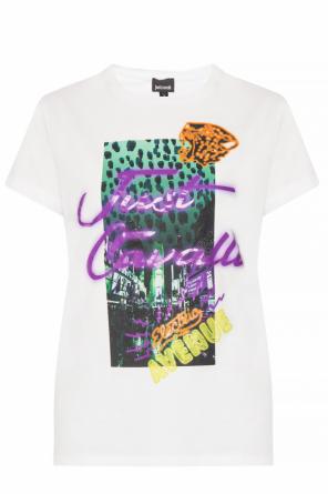 Embellished t-shirt with print, zdjęcie 1 Embellished t-shirt with print od Just Cavalli